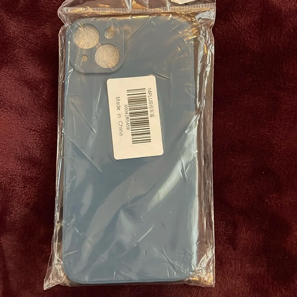 New set/5 silicone phone cases for iPhone 14 Plus